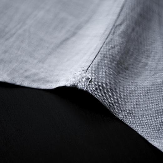 Canclini 棉麻淡灰色意式工艺衬衫 商品图7