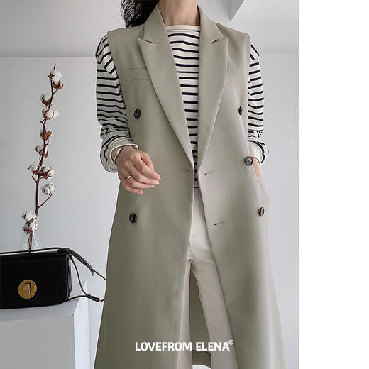 长款西装马甲外套 商品图4