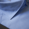 Canclini 90支双纱蓝色条纹意式工艺衬衫 商品缩略图3