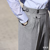 Hardy Minnis Fresco 强捻抗皱灰色意式工艺裤装 商品缩略图4