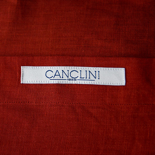 Canclini 法国亚麻红色意式工艺衬衫 商品图8