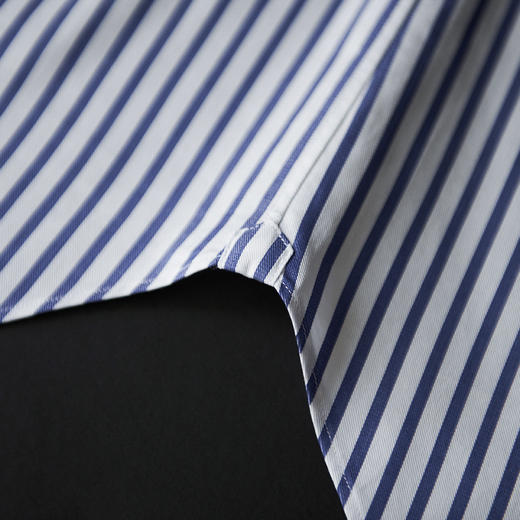 100支双股蓝白条纹意式工艺衬衫 商品图6