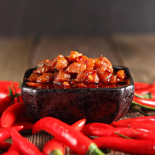 茂德公香辣鸡丁辣椒酱农家香辣拌面拌饭酱自制下饭菜100g 商品图5