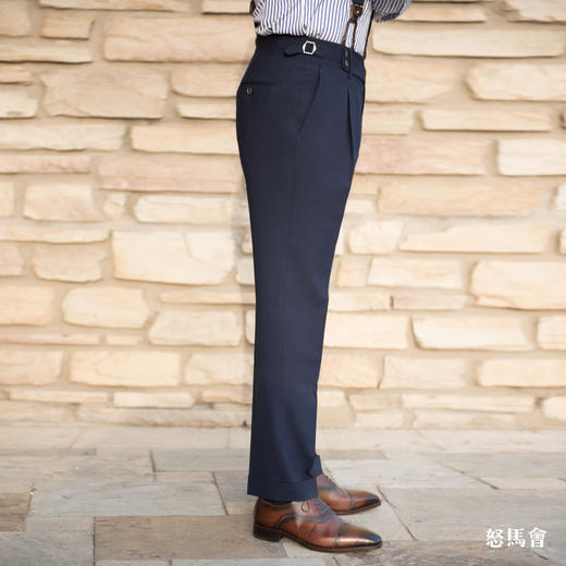 Hardy Minnis Fresco Lite 强捻抗皱藏蓝色意式工艺裤装（4色可选） 商品图1