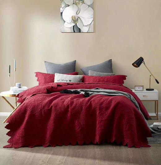 【床盖】绒毯 卡尔斯床盖三件套 商品图0