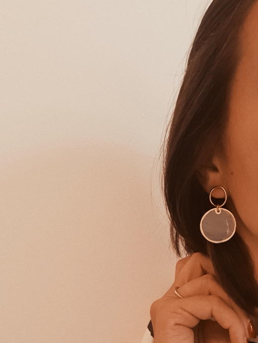 Gisel B BOUCLES PUCES NACRE 商品图4