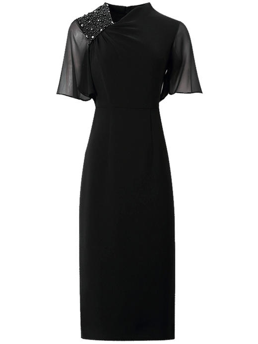 FMY-24177夏季新款气质修身通勤OL中长裙 商品图2