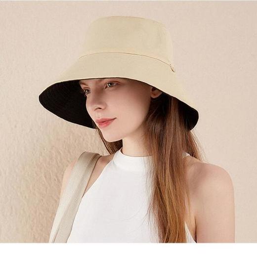 【火爆 INS的双色遮阳帽！谁带谁脸小】出街百搭利器，抗紫外线男女款防晒帽，轻便可折叠易携带 商品图6