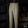 Baird Mcnutt 深卡其绿色爱尔兰亚麻意式工艺裤装 商品缩略图0