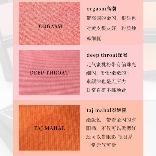 NARS纳斯腮红盘 胭脂粉盘高光粉饼修容膏修饰气色送老婆女友生日礼物 商品图4