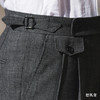 Hardy Minnis Fresco 强捻抗皱深灰色千鸟格意式工艺裤装 商品缩略图7