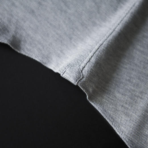 Canclini 90支双股埃及棉珠地针织灰色意式工艺衬衫 商品图5