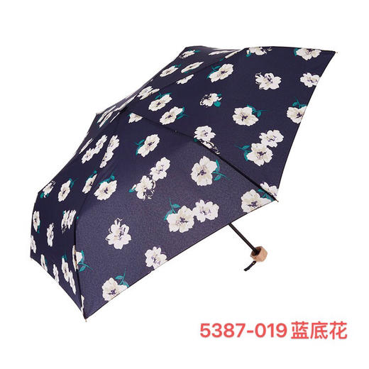 WPC轻便防晒防紫外线小清新折叠晴雨两用遮阳伞 商品图5