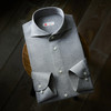 Canclini 90支双股埃及棉珠地针织灰色意式工艺衬衫 商品缩略图0