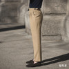 Hardy Minnis Fresco 强捻抗皱黄卡其色意式工艺裤装 商品缩略图3