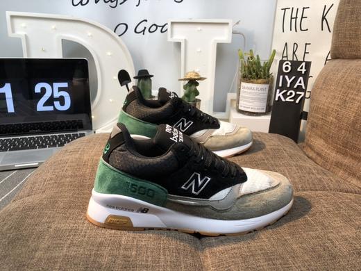 New blance 1500 头层猪八革 中帮复古跑鞋 商品图2