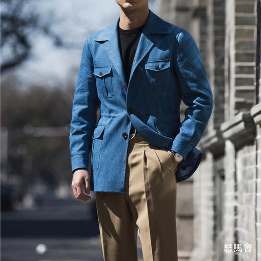 Sojitz 棉质轻水洗丹宁游猎夹克 商品图1