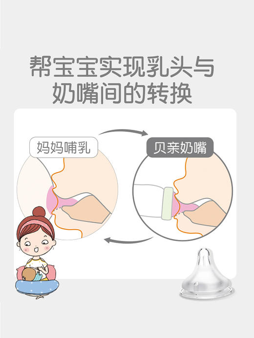 Pigeon贝亲婴儿宽口径玻璃奶瓶新生宝宝硅胶护层彩绘奶瓶防摔160/240ML 商品图4