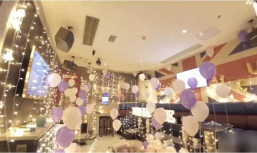 紫色系梦幻般的求婚表白布置 商品图2