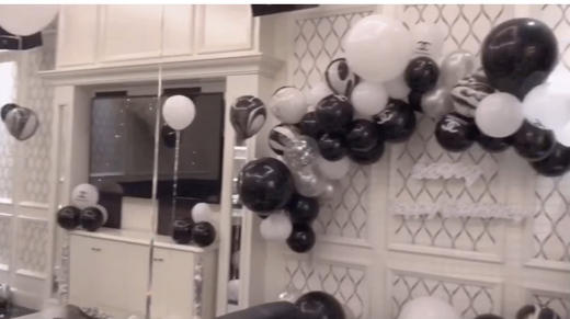 不一样的黑白生日/求婚/表白布置现场 商品图2