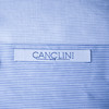 Canclini 90支双股蓝色细条纹意式工艺衬衫 商品缩略图7