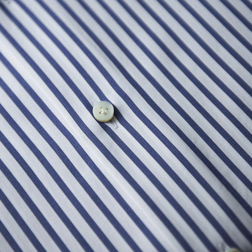 100支双股蓝白条纹意式工艺衬衫 商品图5