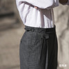Hardy Minnis Fresco 强捻抗皱深灰色千鸟格意式工艺裤装 商品缩略图6