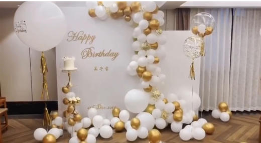 高贵白金生日现场布置 商品图2
