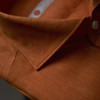 Canclini 法国亚麻橙色意式工艺衬衫 商品缩略图3