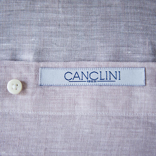 Canclini 亚麻粉色意式工艺衬衫 商品图7