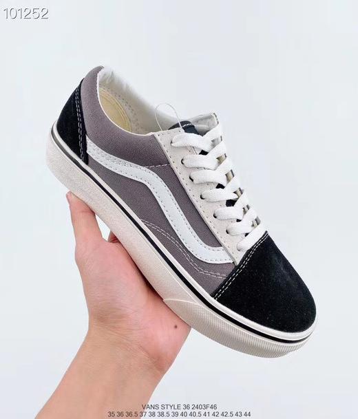 Vans范斯 经典系列 Style 板鞋 安纳海姆 低帮 黑灰 紫色 蓝绿 米灰 红蓝 红黄绿 男女 35-44(含半码) 商品图5