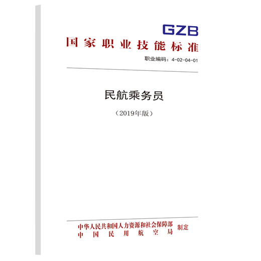 国家职业技能标准  民航乘务员（2019年版） 商品图0