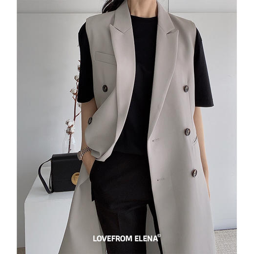 长款西装马甲外套 商品图8