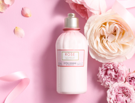 欧舒丹玫瑰身体乳