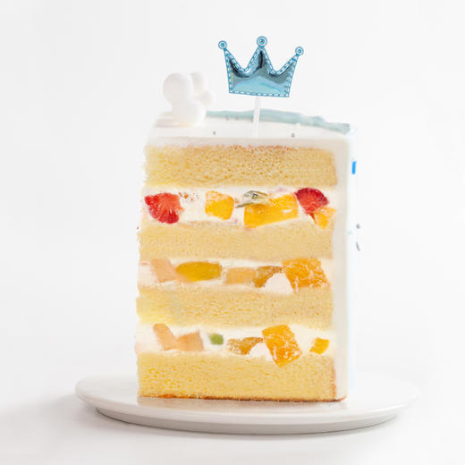 小王子-卡通鲜果奶油夹心-2磅【生日蛋糕】 商品图3