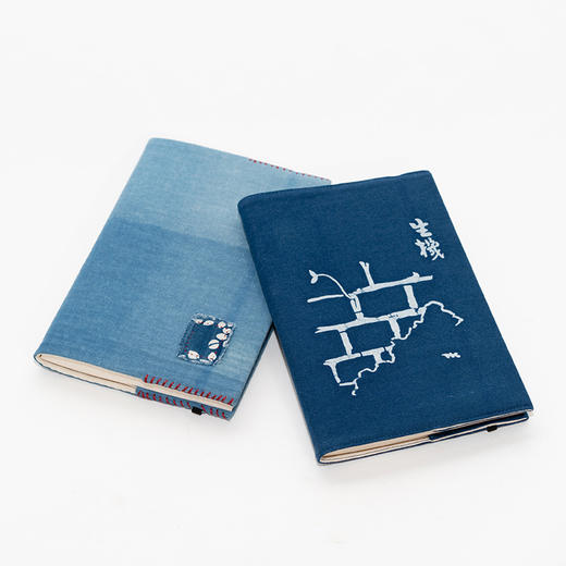 乌镇蓝印花布笔记本民族风布面手帐本 商品图2