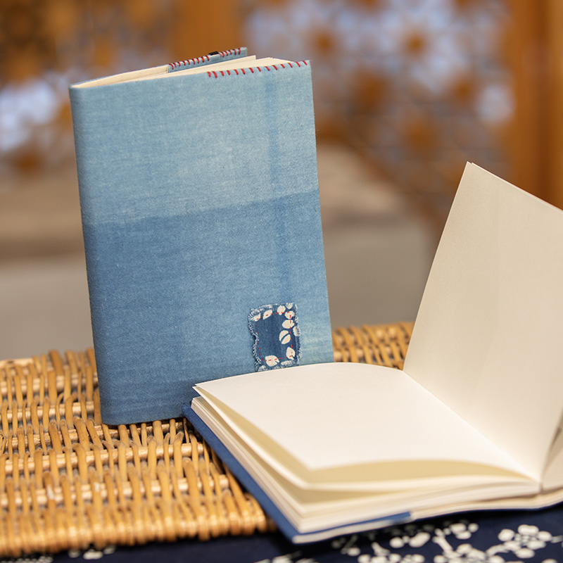乌镇蓝印花布笔记本民族风布面手帐本