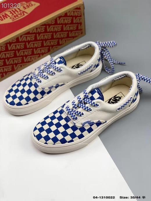 🎉🎉【新款上市】🎉🎉   万斯 Vans Authentic 官方同步新品 格子棋盘帆布 环绕格子鞋带 系带时尚板鞋 尺码：35-44（带半码） 代号：TQ-106 商品图1