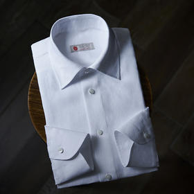 Canclini 法国亚麻白色意式工艺衬衫