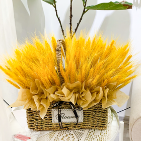 《大卖》大麦手提花篮