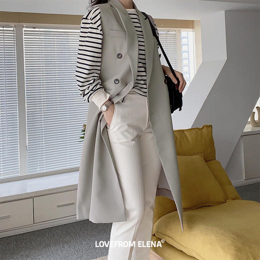 长款西装马甲外套 商品图5