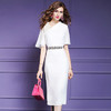 FMY-24177夏季新款气质修身通勤OL中长裙 商品缩略图1