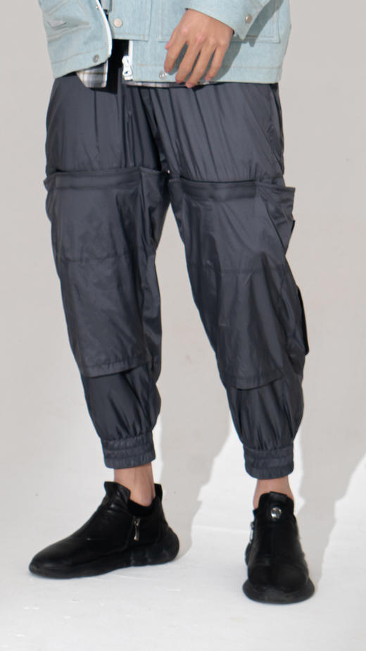 DEC B961632164 时尚梭织休闲小脚裤 商品图3