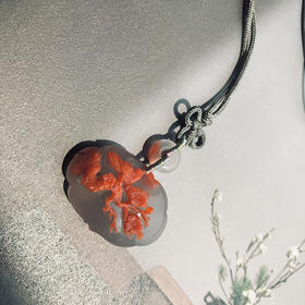 南红喜上眉梢挂链【现货】