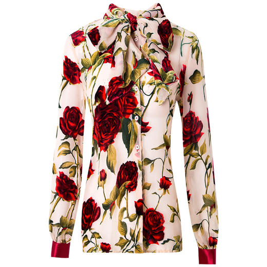 FMY-29383早春新款时尚系带宽松女士上衣 商品图1