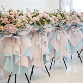 财源广进开业庆典花篮一对