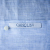 Canclini 亚麻浅蓝色细条纹意式工艺衬衫 商品缩略图8