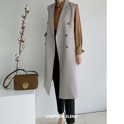 长款西装马甲外套 商品图7