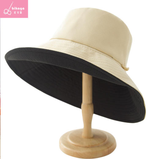 【双面可戴  一顶变两顶】宾卡加BIKAGA渔夫帽防晒帽  夏季时尚清凉出行 商品图7