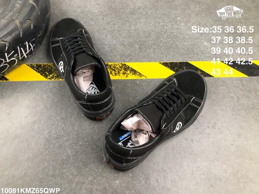 Vans范斯 经典系列 板鞋 Bess Ni限定v字低帮男女 橙红 黑蓝 酒红 黑白 纯黑 米白 型号:JL89     35-44（含半码） 商品图8